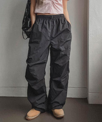 Aero zipper parachute pants